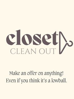 CLOSET CLEAN OUT